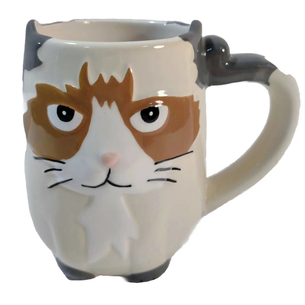 Cat Coffee Mug Novelty Kitchen Drink Ware Collectible